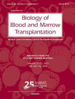  Biology of Blood and Marrow Transplantation and Medical Research on Stem Cells