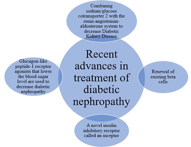 Diabetic Nephropathy (DN):

- Glycemic control: Despite advancements in diabetes management, achieving optimal glycemic control remains challenging for many patients, contributing to the progression of DN.

- Detection and intervention: Early detection of DN is crucial for preventing or delaying its progression. However, screening methods and biomarkers for identifying individuals at high risk of DN are still being optimized.

- Management of complications: DN increases the risk of cardiovascular disease and other complications, requiring multidisciplinary approaches to management beyond glycemic control.