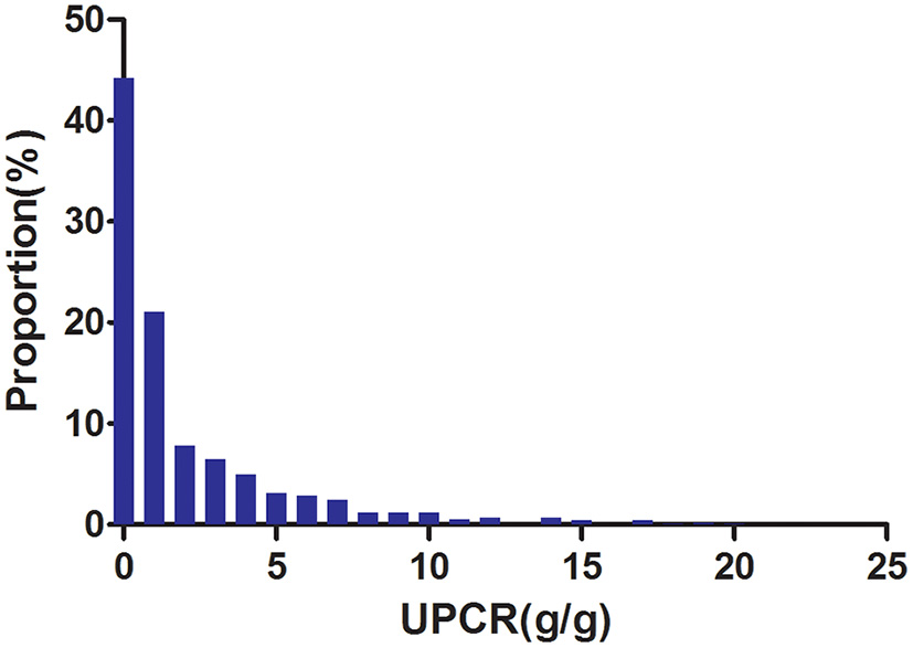 Here is a chart illustrating the proportion of our patients with diabetic nephropathy (45%) post-treatment (Cellular Therapy and Stem Cells for Kidneys and Renal Diseases with  Renal Progenitor Stem Cells) 6 months showing the return of UPCR close to 0 while the minority of our patients with kidney diseases (less than 10%) acheiving UPCR of around 10-15.