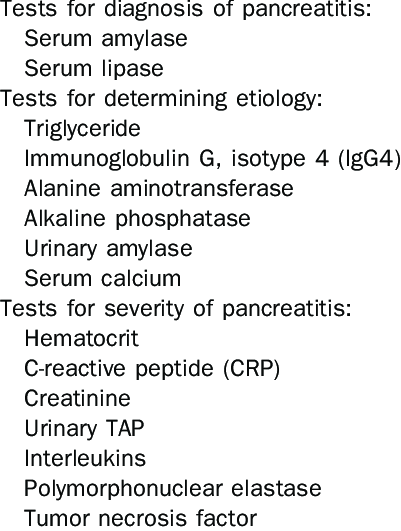 Laboratory Tests: We utilize a variety of laboratory tests to assess pancreatic function and detect abnormalities in blood glucose levels, pancreatic enzyme levels, and markers of inflammation. This includes measuring fasting blood glucose, HbA1c levels (glycated hemoglobin), serum amylase, lipase, and pancreatic enzymes (trypsin, chymotrypsin), as well as markers of pancreatic inflammation such as C-reactive protein (CRP) and erythrocyte sedimentation rate (ESR).